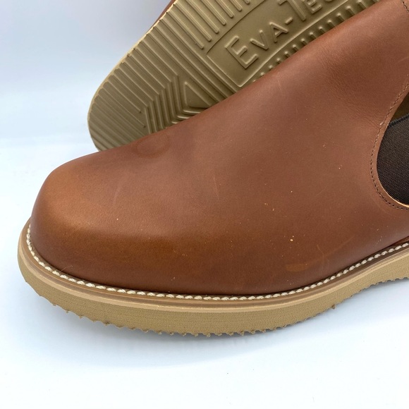 Men’s Size 12 3E Wide - Work America - Leather Work Boots Eva-Tech Sole - NEW - Picture 2 of 8